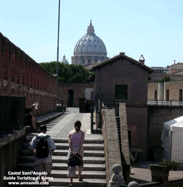 Foto dentro Castel Sant'Angelo Roma