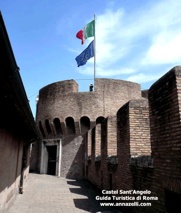 dentro il Castel Sant'Angelo a Roma
