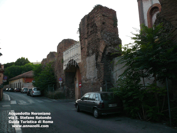 resti Acquedotto di Nerone, via Santo Stefano Rotondo, Roma, foto Anna Zelli