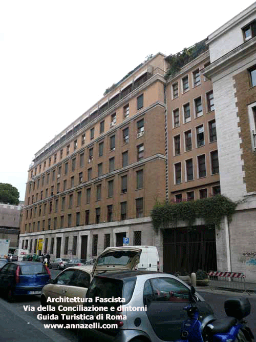 ARCHITETTURA FASCISTA VIA DELLA CONCILIAZIONE E DINTORNI ROMA