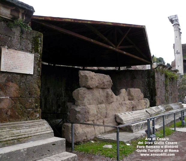 Ara di Cesare al Foro Romano Roma