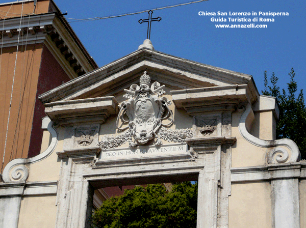 FOTO CAMPANILE CHIESA SAN LORENZO IN PANISPERNA (ROMA)