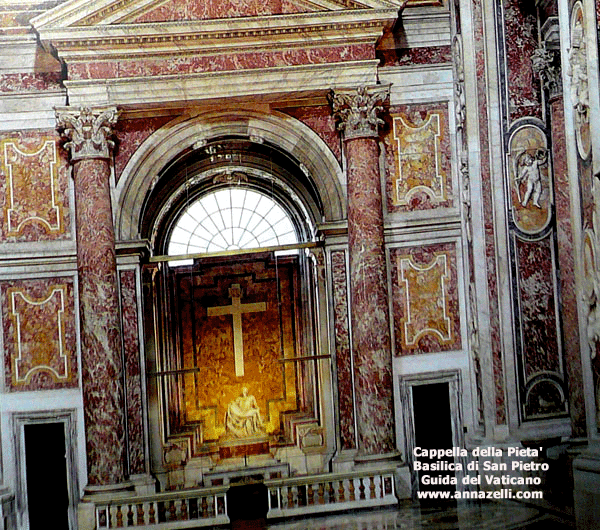 CAPPELLA DELLA PIETA' BASILICA DI SAN PIETRO ROMA