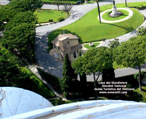 CASA DEL GIARDINIERE GIARDINI VATICANI CITTA' DEL VATICANO