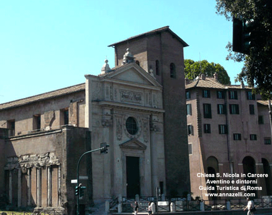 CHIESA DI SAN NICOLA IN CARCERE AVENTINO E DINTORNI (ROMA)