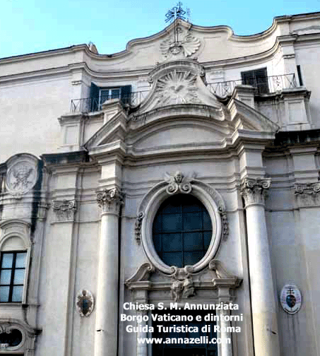 CHIESA SANTA MARIA ANNUNZIATA BORGO E DINTORNI ROMA
