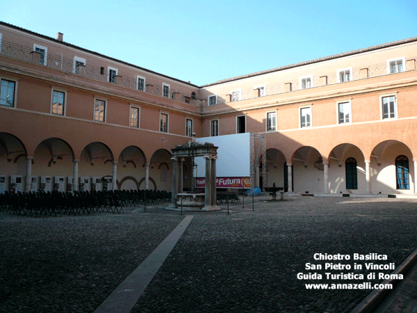 CHIOSTRO BASILICA SAN PIETRO IN VINCOLI A ROMA