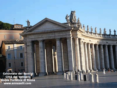 COLONNATO DEL BERNINI PIAZZA SAN PIETRO CITTA' DEL VATICANO