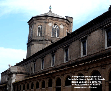 COMPLESSO MONUMENTALE SANTO SPIRITO IN SAXIA RIONE BORGO E DINTORNI (ROMA)
