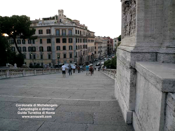 CORDONATA DI MICHELANGELO CAMPIDOGLIO E DINTORNI (ROMA)