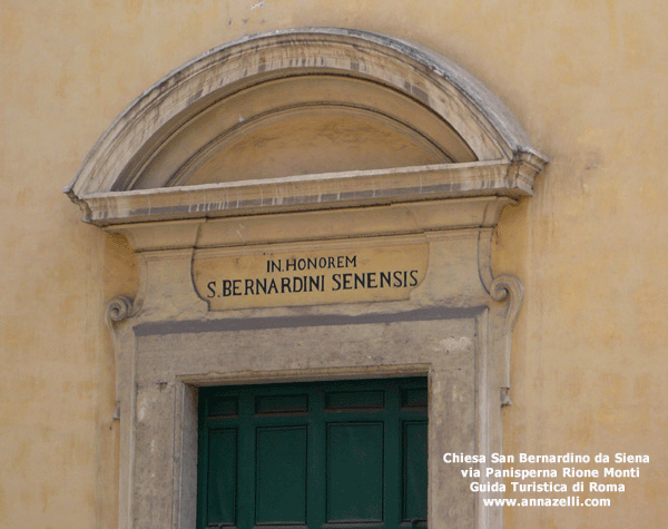 Chiesa San Bernardino da Siena Roma