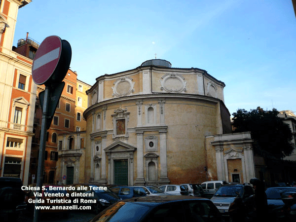 chiesa di san bernardo alle terme via Veneto e dintorni roma