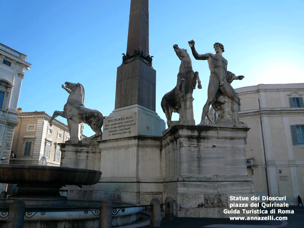 Dioscuri piazza del Quirinale Roma