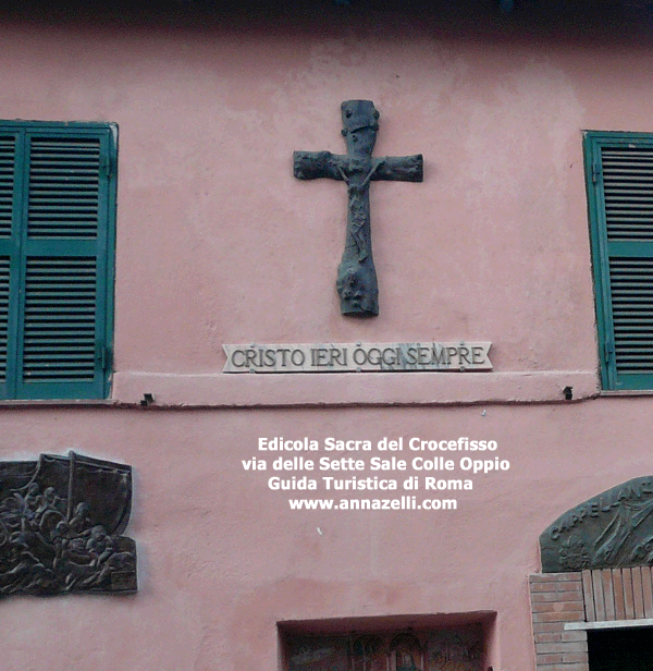 CROCEFISSO VIA DELLE SETTE SALE ROMA