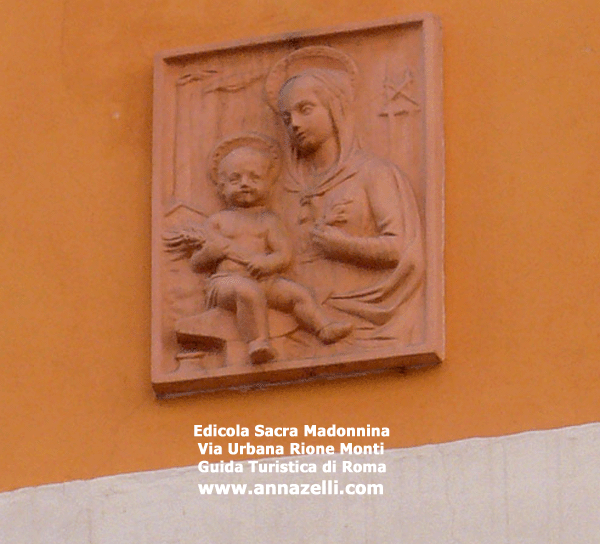 EDICOLA SACRA MADONNINA A VIA URBANA 75 ROMA
