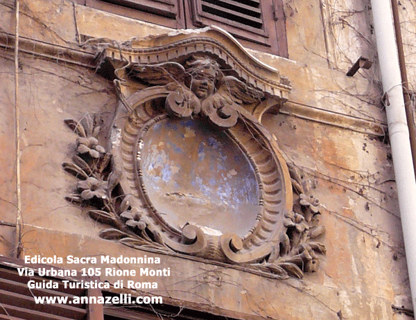 EDICOLA SACRA MADONNINA A VIA URBANA 105 ROMA