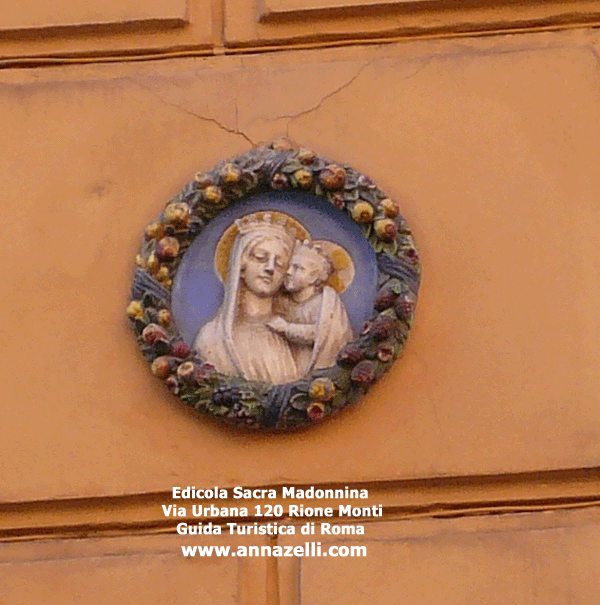 EDICOLA SACRA MADONNINA A VIA URBANA 120 ROMA