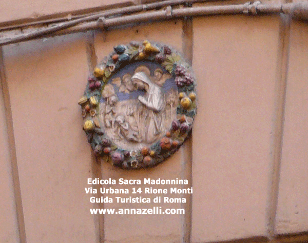 EDICOLA SACRA MADONNINA VIA URBANA 14 ROMA