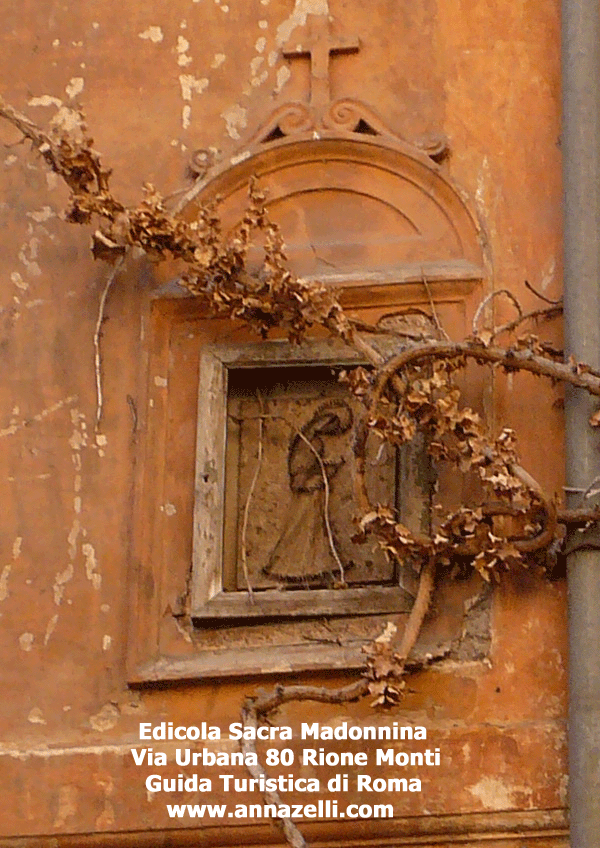 EDICOLA SACRA MADONNINA A VIA URBANA 80 ROMA