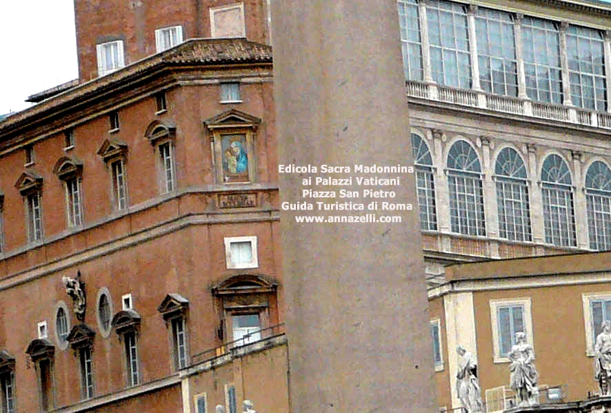 EDICOLA SACRA PIAZZA SAN PIETRO (CITTA' DEL VATICANO)
