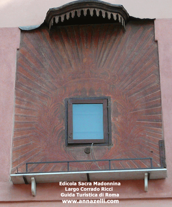 Edicola Sacra Madonnina Largo Corrado Ricci Roma