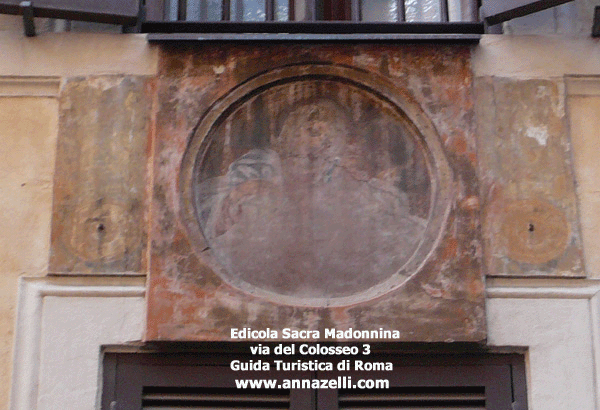 Edicola Sacra Madonnina a via del Colosseo 3 Roma