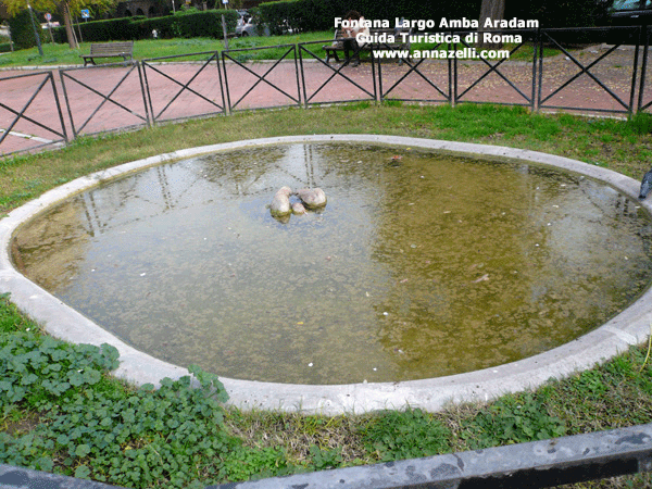 FONTANA A LARGO AMBA ARADAM ROMA
