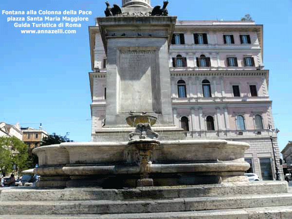 FONTANA COLONNA DELLA PACE ROMA