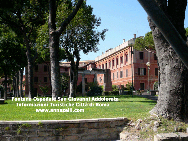 Fontana Ospedale San Giovanni, via Amba Aradam, Roma