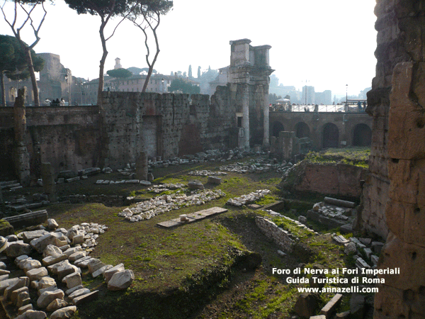 FORO DI NERVA AI FORI IMPERIALI A ROMA