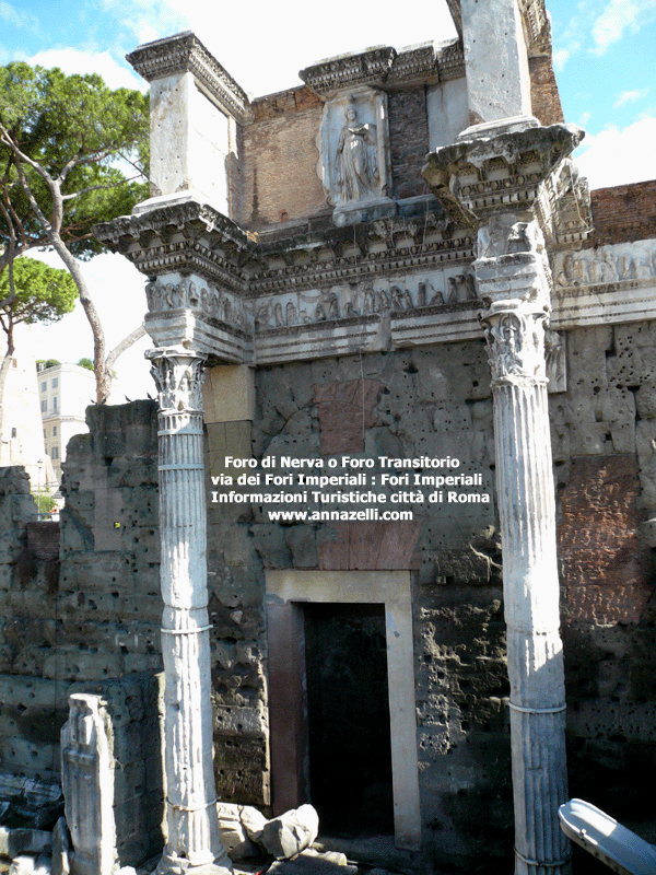FORO DI NERVA O FORO TRANSITORIO FORI IMPERIALI (ROMA)