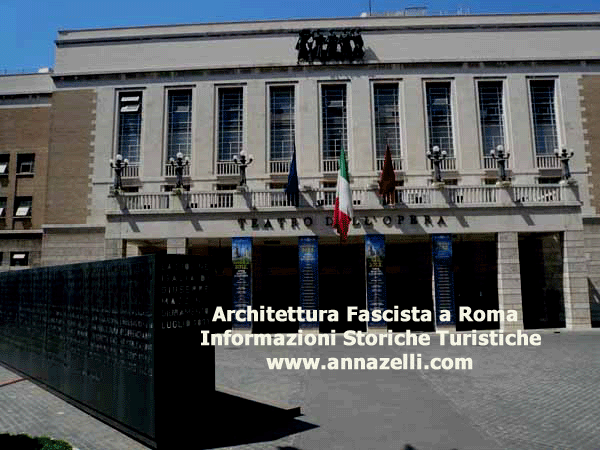 FOTO ARCHITETTURA FASCISTA A ROMA