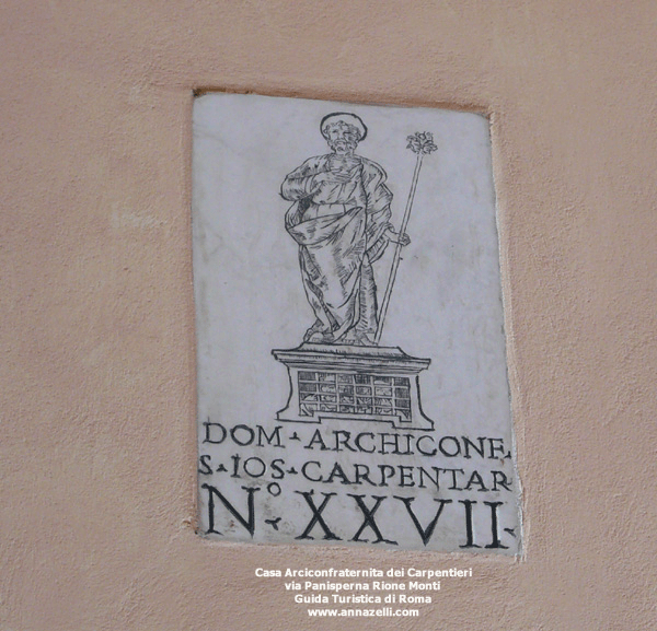 FOTO CASA ARCICONFRATERNITA DEI CARPENTIERI ROMA