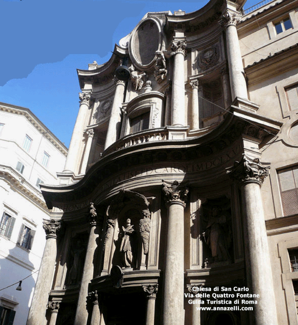 FOTO CHIESA SAN CARLO ALLE QUATTRO FONTANE ROMA