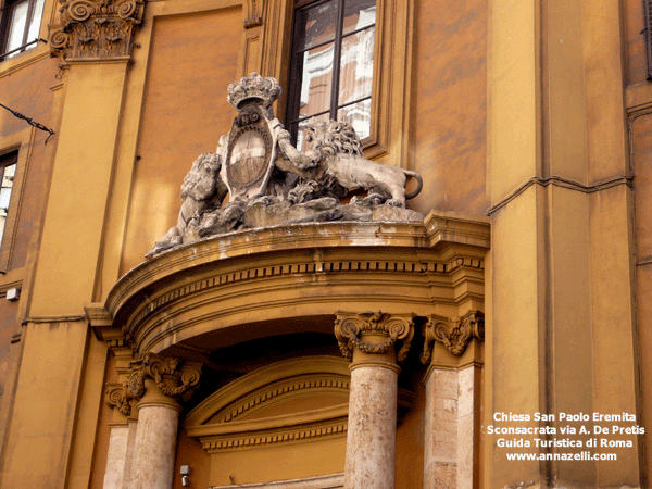 FOTO CHIESA SAN PAOLO EREMITA VIA AGOSTINO DE PRETIS ROMA