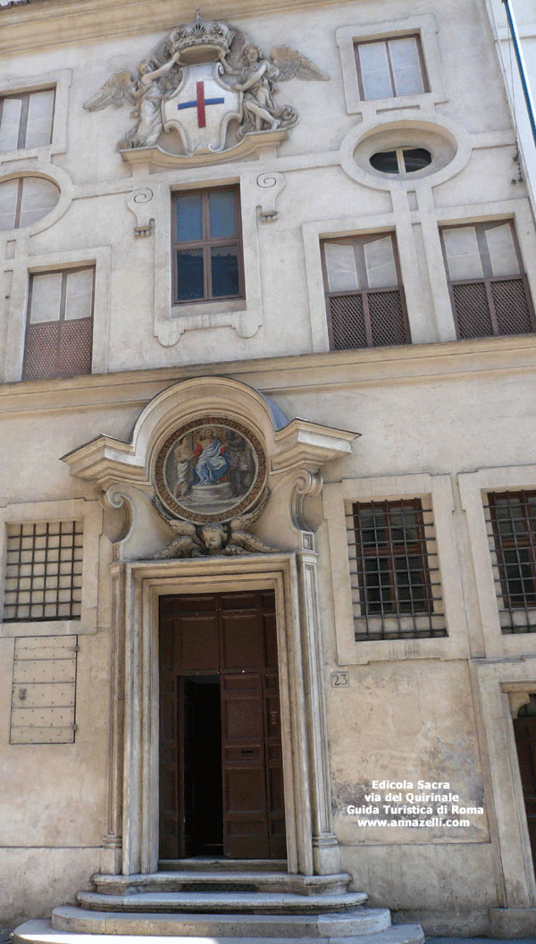 FOTO EDICOLA SACRA VIA DEL QUIRINALE ROMA