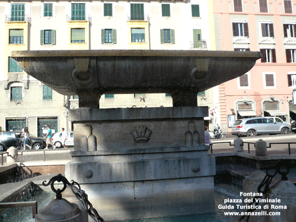 FOTO FONTANA PIAZZA DEL VIMINALE ROMA