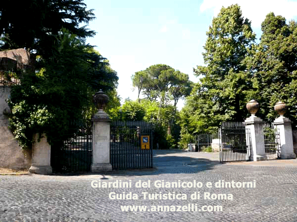 FOTO GIARDINI DEL GIANICOLO E DINTORNI (ROMA)