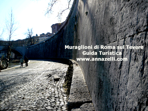 MURAGLIONI SUL TEVERE CITTA' DI ROMA