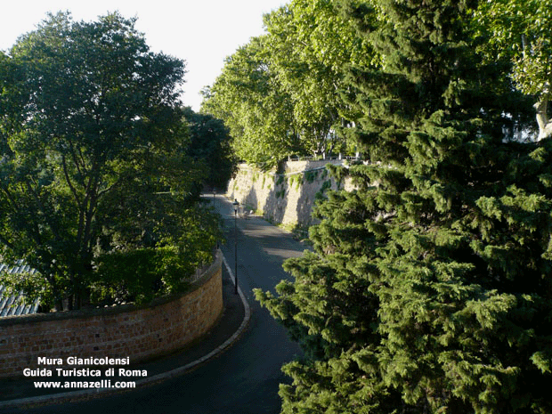 FOTO MURA GIANICOLENSI ROMA