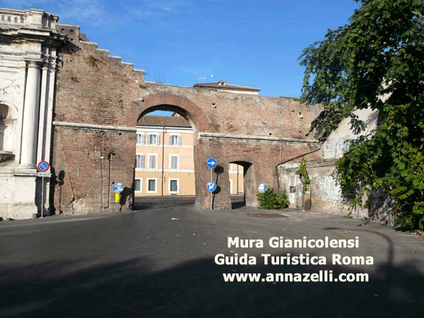 FOTO MURA GIANICOLENSI ROMA