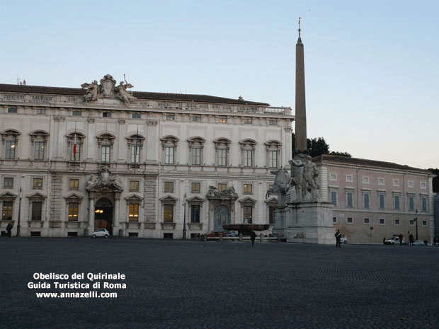 FOTO OBELISCO DEL QUIRINALE ROMA