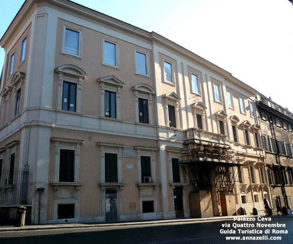 FOTO PALAZZO CEVA VIA QUATTRO NOVEMBRE ROMA