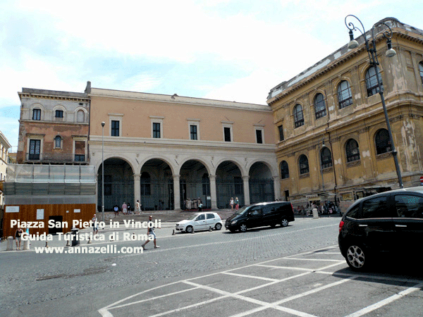 FOTO PIAZZA SAN PIETRO IN VINCOLI ROMA