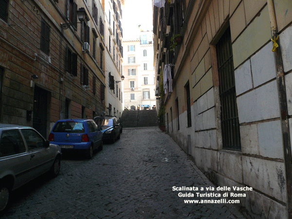 FOTO SCALINATA VIA DELLE VASCHE ROMA