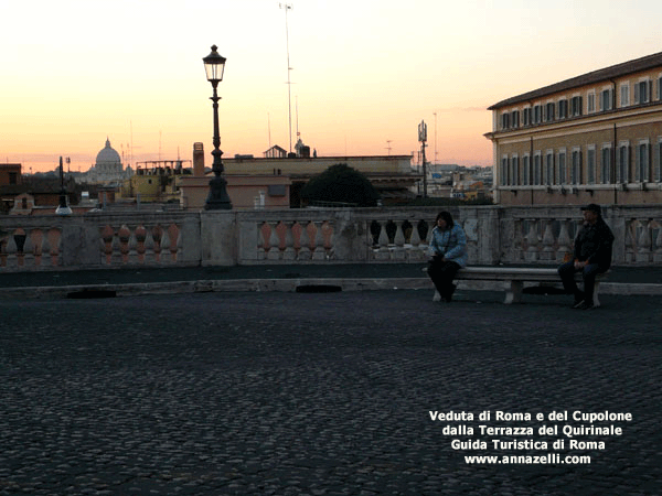 VEDUTE DI ROMA DALLA TERRAZZA DEL QUIRINALE