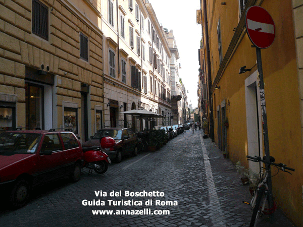 FOTO VIA DEL BOSCHETTO ROMA