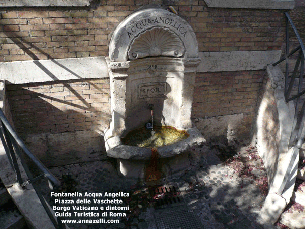 Fontana piazza delle Vaschette Borgo Vaticano e dintorni (Roma)