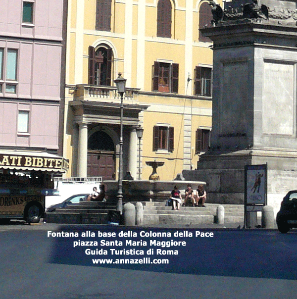 Fontana Colonna della Pace piazza S. M. Maggiore, Roma