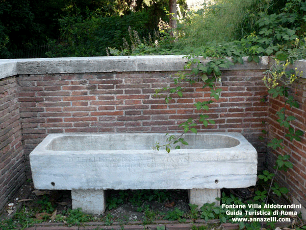 Fontane a Villa Aldobrandini Roma